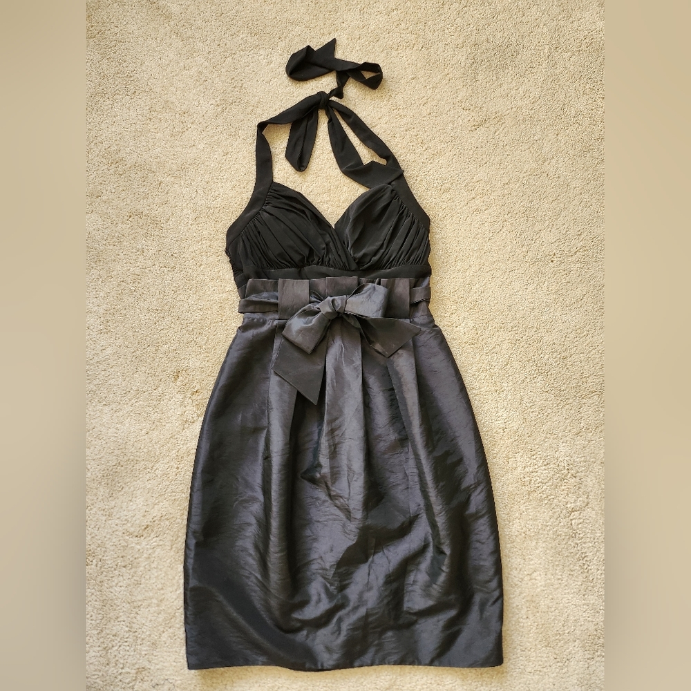 BCBG Paris paded bra dress black size 4